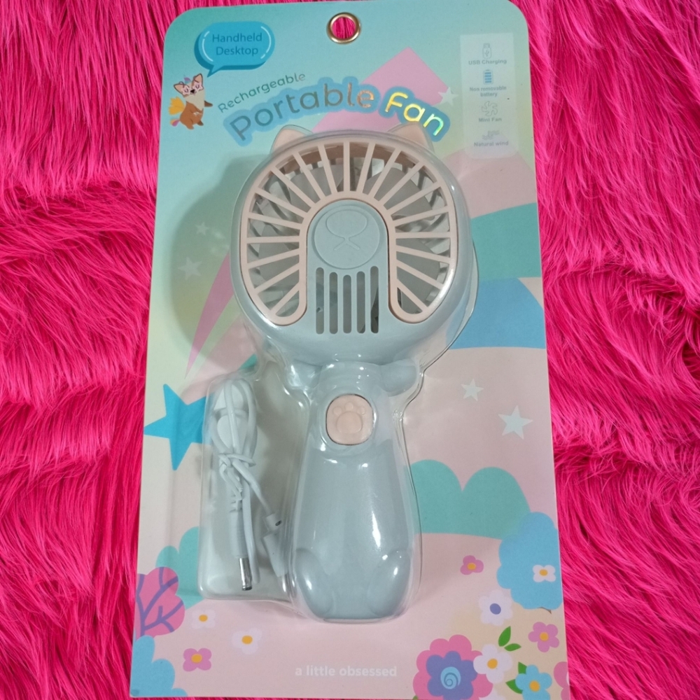 GEDOX Personal Handheld Cat Fan